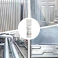 WASSERBASIERTE METALLIC-SILBER-FARBE MIT INTEGRIERTEM PINZEL