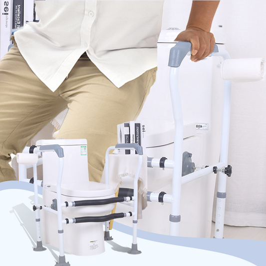 ⏳🔥LIMITED-TIME 50% OFF! ⏰Toilet Safety Rails for Seniors🚽