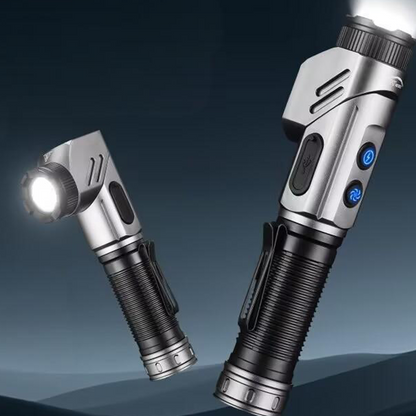 🔋🔥1500 Lumen 90-Grad-Taschenlampe mit Magnetfuß🔦