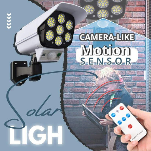 ⏰ Camera-Like Motion Sensor Solar Light – Smart Outdoor Lighting ☀️📹✨