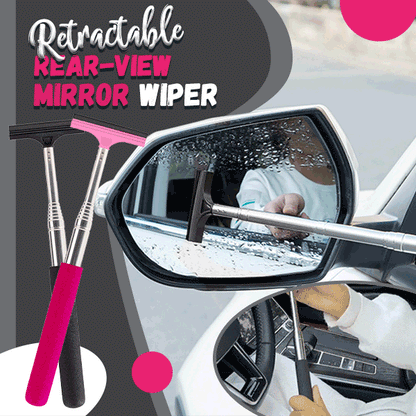 🏆 Retractable Rear-View Mirror Wiper – Keep Mirrors Clear in Rain, Mist & Splashes ✨