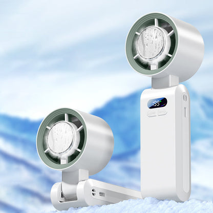 Tragbarer Handventilator mit Eiskühlung