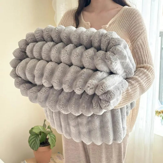 🍂Herbst-Sale – 50 % Rabatt!🛏️Dicke Plüschdecke mit Kaninchenmotiv und Milchvelours-Bezug🫧Kuscheln Sie sich in ultimativen Komfort