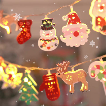 🎅 Mach dich bereit für Weihnachten: 50 % Rabatt – LED-Lichterkette mit Weihnachtsmann