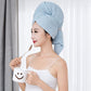 🧖‍♀️ Super Absorbent Coral Fleece Hair Towel 60×100cm – Soft, Quick & Convenient ✨