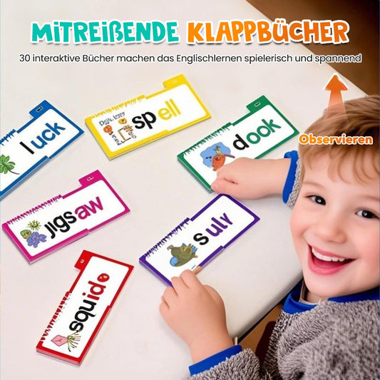 30 interaktive Klappbücher für Kinder – Englisch spielerisch lernen