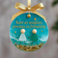 ⏳Freundschaft Meer Glas Christbaumschmuck🌊✨Von der Natur geformt & handgefertigt💝