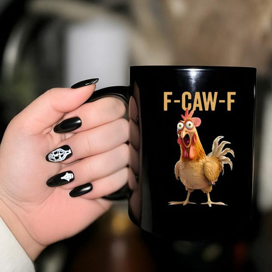 ⏳LETZTER TAG VERKAUF 50% RABATT!! F-Caw-F Lustige Hühner Tasse