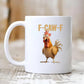 ⏳LETZTER TAG VERKAUF 50% RABATT!! F-Caw-F Lustige Hühner Tasse