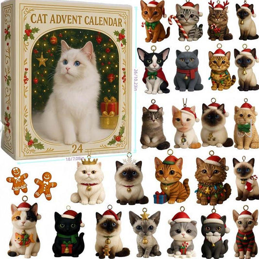🎄 Adventskalender 2025 für Katzenliebhaber – Geschenkbox mit täglicher Überraschung 🐾