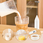☕✨ USB‑laddbar elektrisk mjölkskummare – 3 hastigheter, 180 minuters driftstid, skummare i rostfritt stål för kaffe, matcha och proteinshakes 🥛