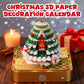 🔥Black-Friday-Mega-Angebot – 50 % Rabatt!🔥Weihnachts-Kalender als 3D-Papierdekoration