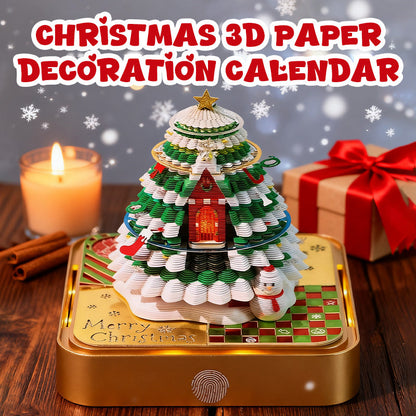 🔥Black-Friday-Mega-Angebot – 50 % Rabatt!🔥Weihnachts-Kalender als 3D-Papierdekoration