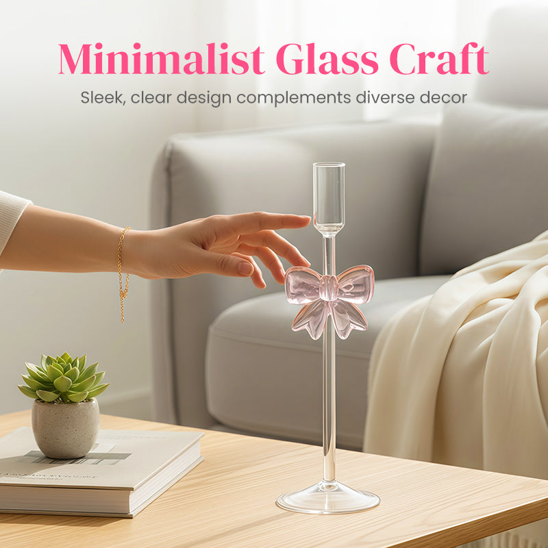🕯️✨Festlicher Bogen-Glas Kerzenhalter - 🎄Gemütliche Atmosphäre für Weihnachten & besondere Anlässe