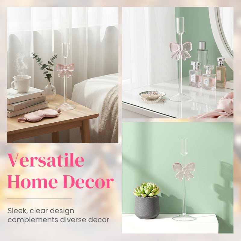 🕯️✨Festlicher Bogen-Glas Kerzenhalter - 🎄Gemütliche Atmosphäre für Weihnachten & besondere Anlässe