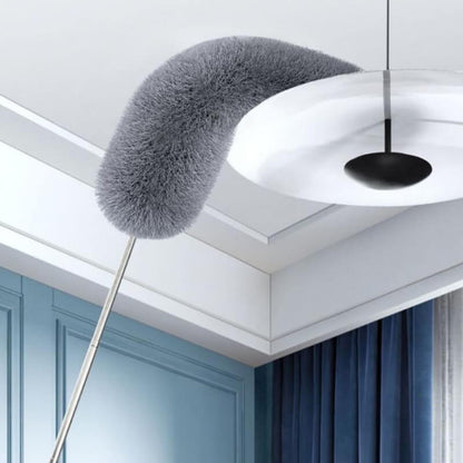🪶 LIMITED TIME - BUY 2 GET 1 FREE! ✨ 360° Telescopic Microfiber Duster - Extendable Handle with Washable Head for High & Hard-to-Reach Areas 🏠✨