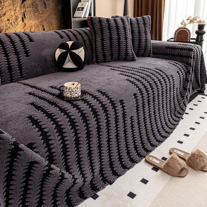 🛋️✨ New Soft Plush Non-Slip Couch Cover – ultra-soft, stays put, protects sofas from spills, pets & daily wear. Cosy comfort all year round! 💖🏠