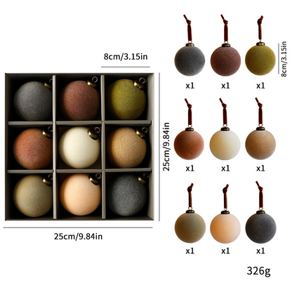 🎄 Weihnachtsbaum Kugeln Set – Glänzende Dekoration für Ihre Festtage