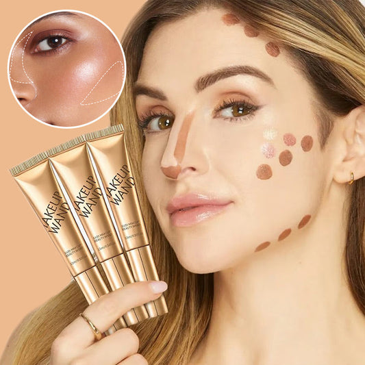 Multifunktionaler flüssiger Make-up-Stift für Highlighter und Finish