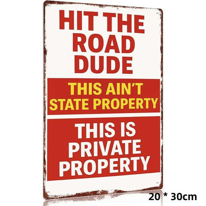 📢50% OFF NOW🔥Metal Sign for Private Property Decor