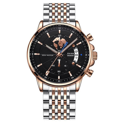 ⏰ Men's Maritime Globe Watch – Classic Ocean-Inspired Style ⌚️🌊