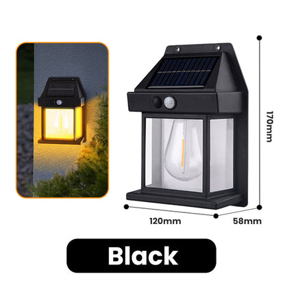 💡Solar Wall Light with Motion Sensor – Weatherproof, Auto On/Off, Easy Install for Garden & Pathway 🌟