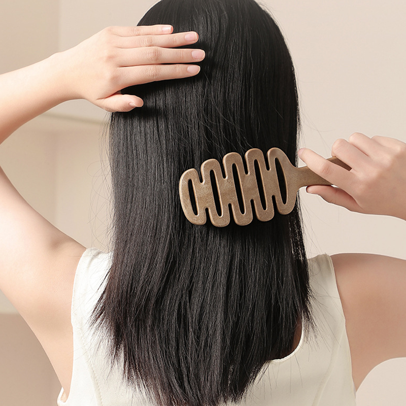 💖Black-Friday-Mega-Angebot – 50 % Rabatt!💖Haarbürste aus Wildschweinborsten mit gebogener Form