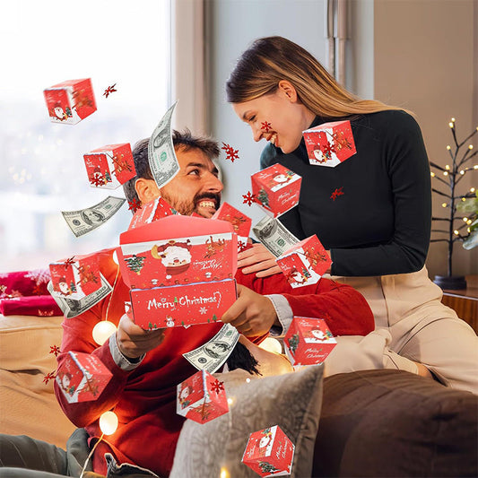 ✨🎅Weihnachtsangebote – Nur für kurze Zeit!⏰Explosive Pop-up Überraschungs-Geschenkbox für Geld