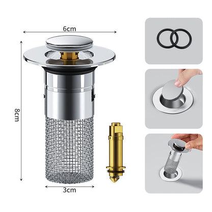 🎁2026 New Arrivals 50% OFF💥Stainless Steel Floor Drain Filter – Stop Hair Clogs Before They Start