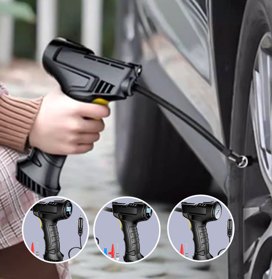 🚗 Cordless Electric Car Tyre Inflator Pump – Convenient & Portable 🔋✨