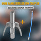 📢📢50% OFF !! ⏰⚙️High Pressure Dual Handle Grease Gun Coupler🛢️⛽