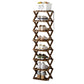 ✨ Foldable Bamboo Shoe Rack – Heavy-Duty Free-Standing Organizer – 100% Natural Alpine Bamboo, Tool-Free 5-Second Scissor Fold Setup-Compact Flat Storage – 2-10 Tiers 2 Colors 🌿