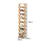 ✨ Foldable Bamboo Shoe Rack – Heavy-Duty Free-Standing Organizer – 100% Natural Alpine Bamboo, Tool-Free 5-Second Scissor Fold Setup-Compact Flat Storage – 2-10 Tiers 2 Colors 🌿