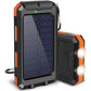 ⚡ Portable Solar Power Bank – Solar Powered Charger with Dual LED Flashlights 🔋