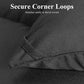 ✨ Lightweight & Breathable Quilted Duvet Insert – Premium Down-Alternative Fiber, Box-Stitch Construction & Secure Corner Tabs – All-Season Hypoallergenic Comfort for Sensitive Sleepers 🌙