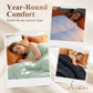 ✨ Lightweight & Breathable Quilted Duvet Insert – Premium Down-Alternative Fiber, Box-Stitch Construction & Secure Corner Tabs – All-Season Hypoallergenic Comfort for Sensitive Sleepers 🌙