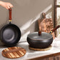 🔥 Cast Iron Wok – With lid for roasting & cooking ✨