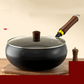 🔥 Cast Iron Wok – With lid for roasting & cooking ✨