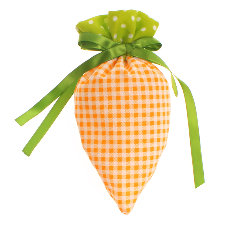 Carrot Shaped Plush Easter Treat Pouch