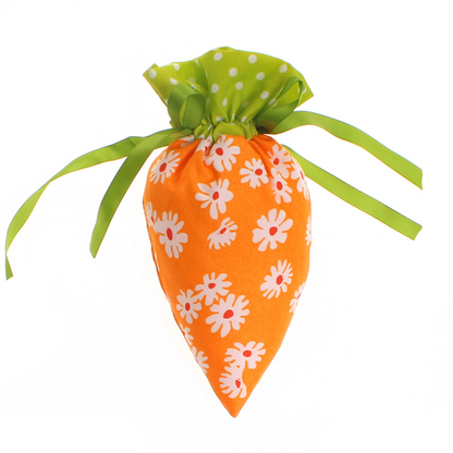 Carrot Shaped Plush Easter Treat Pouch