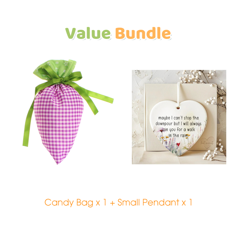 Carrot Shaped Plush Easter Treat Pouch