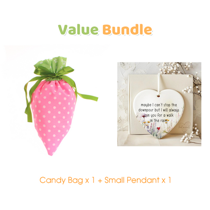 Carrot Shaped Plush Easter Treat Pouch