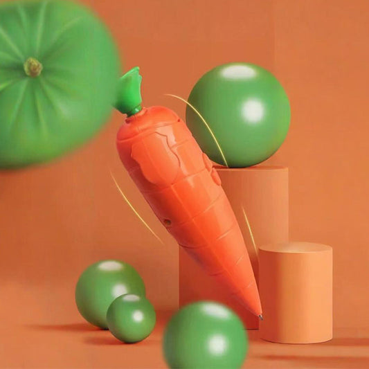 🥕🖊️ Karotten-Aufnahme-Stift für Kinder – Schreibbar & Lustiges Spielzeug, Ideal als Geschenk
