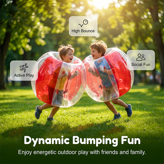 🤸‍♂️🎈 Aufblasbarer Hüpfball – Kinder & Erwachsene, Outdoor-Kollisionsball mit Stoßdämpfung