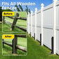 🔧Heavy-Duty Fence Post Repair Kit🏡✨