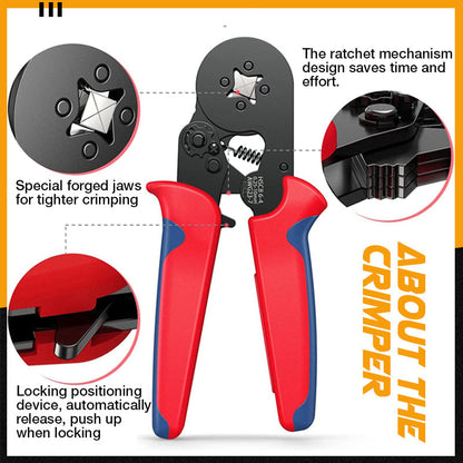 🎊Ratchet Tubular Terminal Wire Crimpers Set