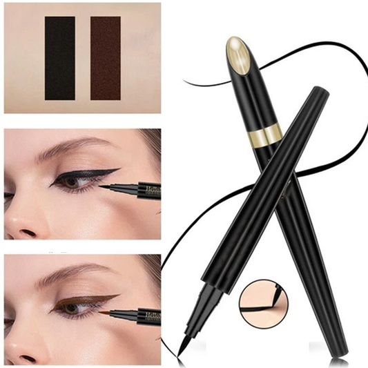 Wasserfester Eyeliner – Schnell trocknend, Feine Spitze, Wischfest & Schweißresistent (1+1 Angebot)✨💄