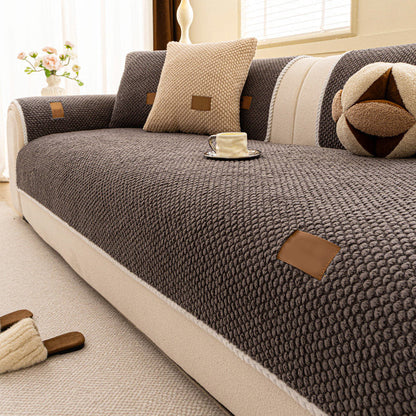 🛋️ Thickened Non-Slip Sofa Cover – Ultra-Soft, Washable & Pet-Friendly, 3 Colours ✨🐾