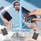 🔥Portable Reusable 2 in 1 Screen Cleaner & Microfiber Cloth