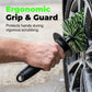 🧼Wheel Barrel Cleaning Brush – Deep Reach Microfiber for Rims, Calipers & Engine Bay – Scratch-Free Soft Bristles, Ergonomic Grip + Knuckle Guard – Includes Storage Box